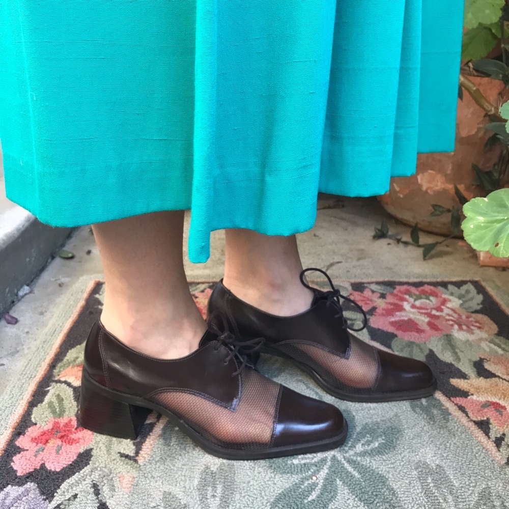 Vintage brown Nine West leather shoes